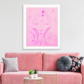 Mika Leinwanddruck (Insitu (Wohnzimmer))