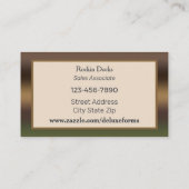 Mikado Coco Brown Visitenkarte (Rückseite)