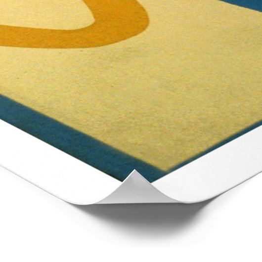 Mikado Gilbert Sullivan 1939 WPA Poster (Ecke)