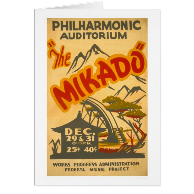 Mikado Philarmonic WPA 1938 (Vorne)