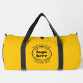 Mikado Yellow Company Logo Business Werbeaktion Duffle Bag (Rückseite)