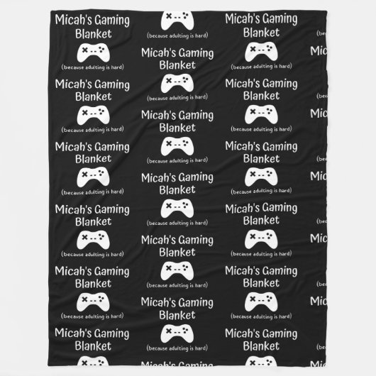 Mikahs Spielfehler Fleecedecke (Vorderseite)