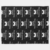 Mikahs Spielfehler Fleecedecke (Vorderseite (Horizontal))