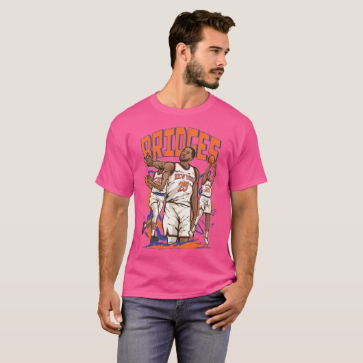 Mikal Bridges Cartoon T-Shirt (Vorne ganz)