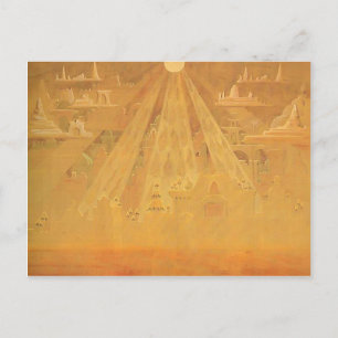 Mikalojus Ciurlionis - Sonate der Pyramiden Postkarte