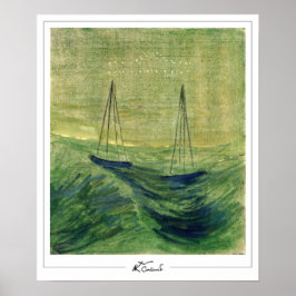 Mikalojus Konstantinas Ciurlionis Zedign Art Post. Poster