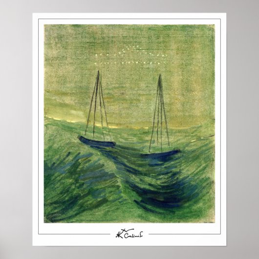 Mikalojus Konstantinas Ciurlionis Zedign Art Post. Poster (Vorne)