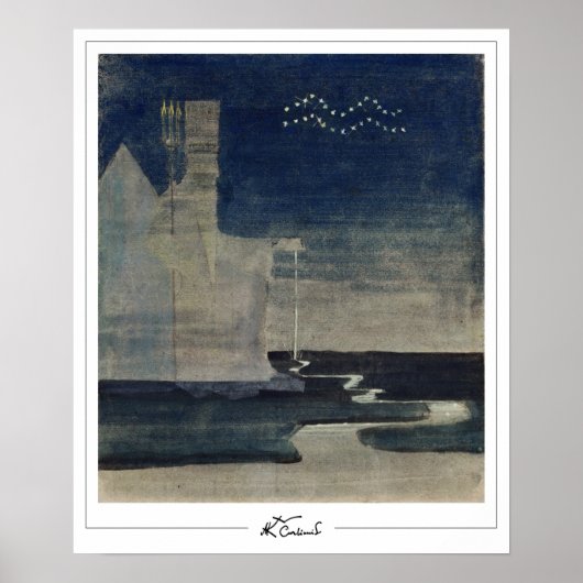 Mikalojus Konstantinas Ciurlionis Zedign Art Post. Poster (Vorne)