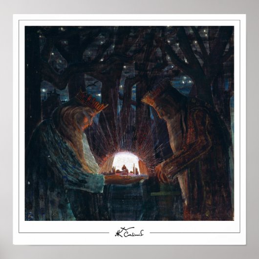 Mikalojus Konstantinas Ciurlionis Zedign Art Post. Poster (Vorne)