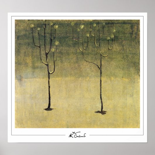 Mikalojus Konstantinas Ciurlionis Zedign Art Post. Poster (Vorne)