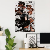 Mikasa Ackerman Attack auf Titan Poster (Heimbüro)
