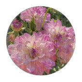 Mikayla Miranda Dahlia, wunderschöne Lila Blume Schneidebrett (Vorderseite)