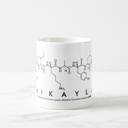 Mikayla Peptid-Namen-Tasse Kaffeetasse (Mittel)