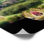 Mike aus Eisen mit USASOC Sine Pari (nach Maß) Poster (Ecke)