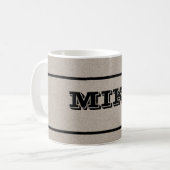 Mike Beige Tasse (Vorderseite Links)