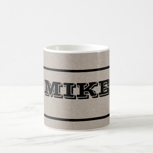 Mike Beige Tasse (Mittel)