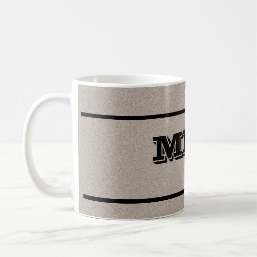 Mike Beige Tasse (Links)