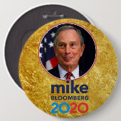 Mike BLOOMBERG Button (Vorne & Hinten)
