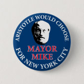 Mike Bloomberg für Bürgermeister Button (Vorderseite)