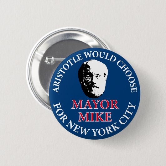 Mike Bloomberg für Bürgermeister Button (Vorne & Hinten)