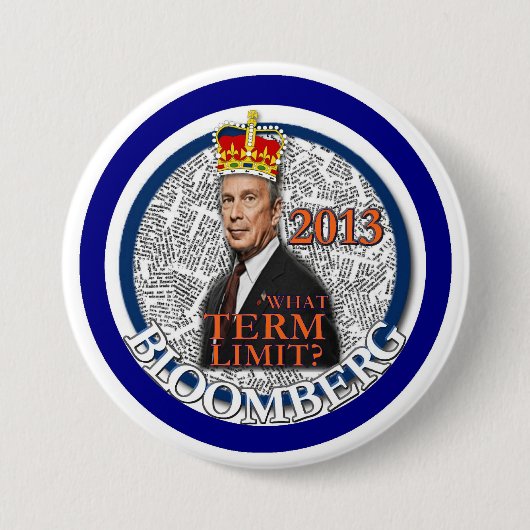 Mike Bloomberg für NYC Bürgermeister 2013 Button (Vorderseite)
