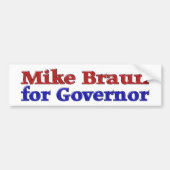 Mike Braun für Gouverneur Autoaufkleber (Vorne)