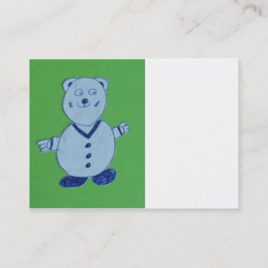 Mike Chubby Visitenkarten, 8,9 cm x 6,4 cm Visitenkarte (Vorderseite)