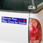 Mike Ciresi für Senat Autoaufkleber (Auf Lkw)