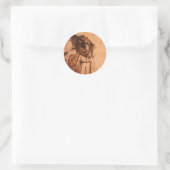 MIKE CORONA RUNDER AUFKLEBER (Tasche)