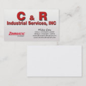 Mike Cox Visitenkarte (Vorne/Hinten)