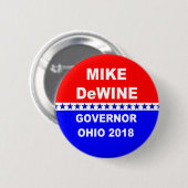 Mike DeWine Gouverneur Ohio 2018 Button (Vorne & Hinten)