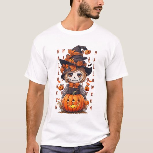 Mike, die Halloween-Scarecrow T-Shirt (Vorderseite)