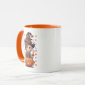 Mike, die Halloween-Scarecrow Tasse (Vorderseite Links)