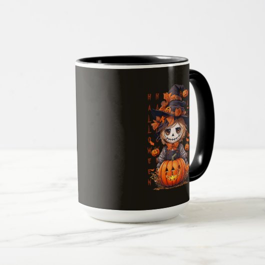 Mike, die Halloween-Scarecrow Tasse (VorderseiteRechts)