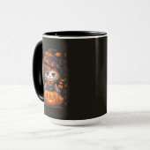 Mike, die Halloween-Scarecrow Tasse (Vorderseite Links)