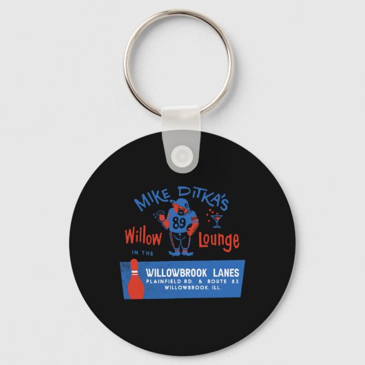 Mike Ditka's Willow Lounge Schlüsselanhänger (Vorderseite)