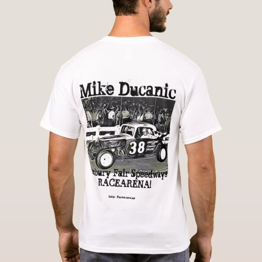 Mike Ducanic Danbury Messe Racearena SNYRA T-Shirt (Rückseite)