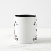 Mike Echo Oscar Whiskey Ham Radio Cat Tasse (Zentrum)