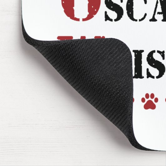 Mike Echo Oscar Whiskey MEOW Cat Mousepad (Ecke)