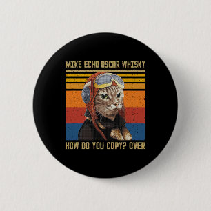 Mike Echo Oscar Whisky Wie kopieren Sie - Vintag C Button
