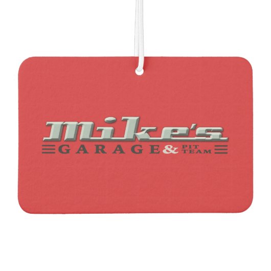 Mike Garage Air Freshener: Neuwagen Autolufterfrischer (Vorderseite)