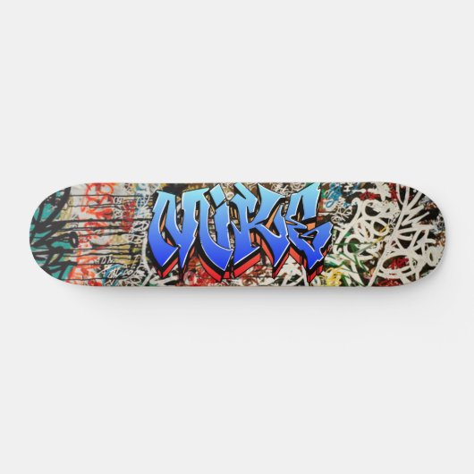 Mike Graffiti Custom Personalisiert Skateboard (Horizontal)