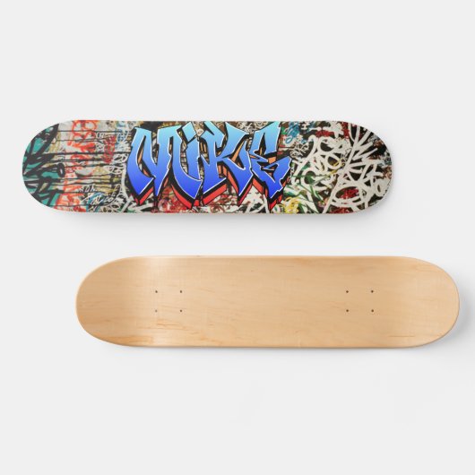 Mike Graffiti Custom Personalisiert Skateboard (Horizontal)