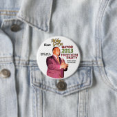 Mike-Grau für NYC Bürgermeister 2013 Button (Beispiel)