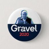 Mike Gravel 2020 Button (Vorderseite)