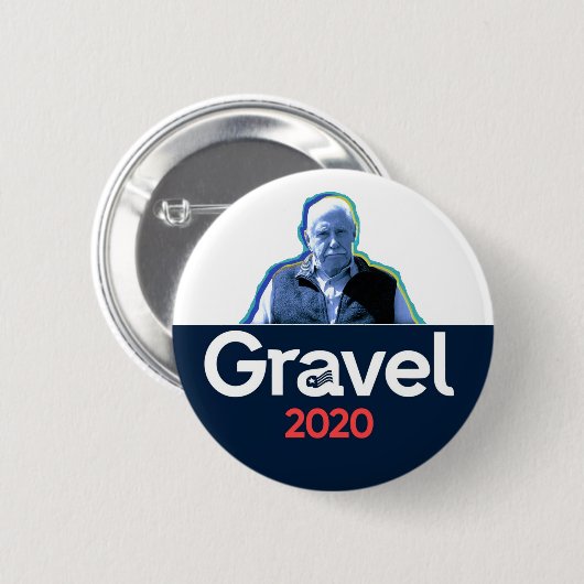 Mike Gravel 2020 Button (Vorne & Hinten)