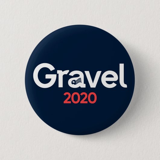 Mike Gravel: Antikriegskandidat Button (Vorderseite)