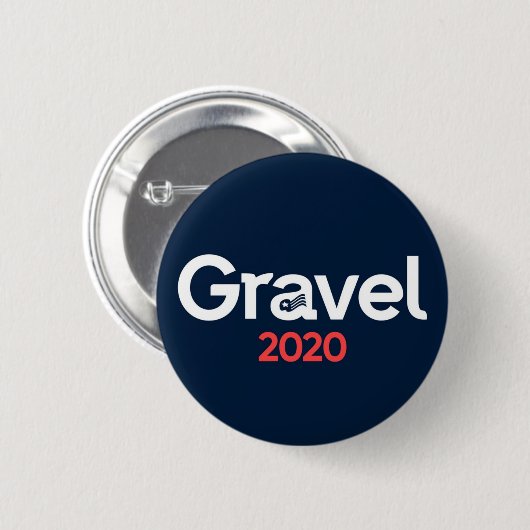 Mike Gravel: Antikriegskandidat Button (Vorne & Hinten)