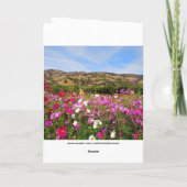 Mike Happy Birthday California Weinberge Karte (Rückseite)