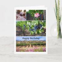 Mike Happy Birthday California Weinberge